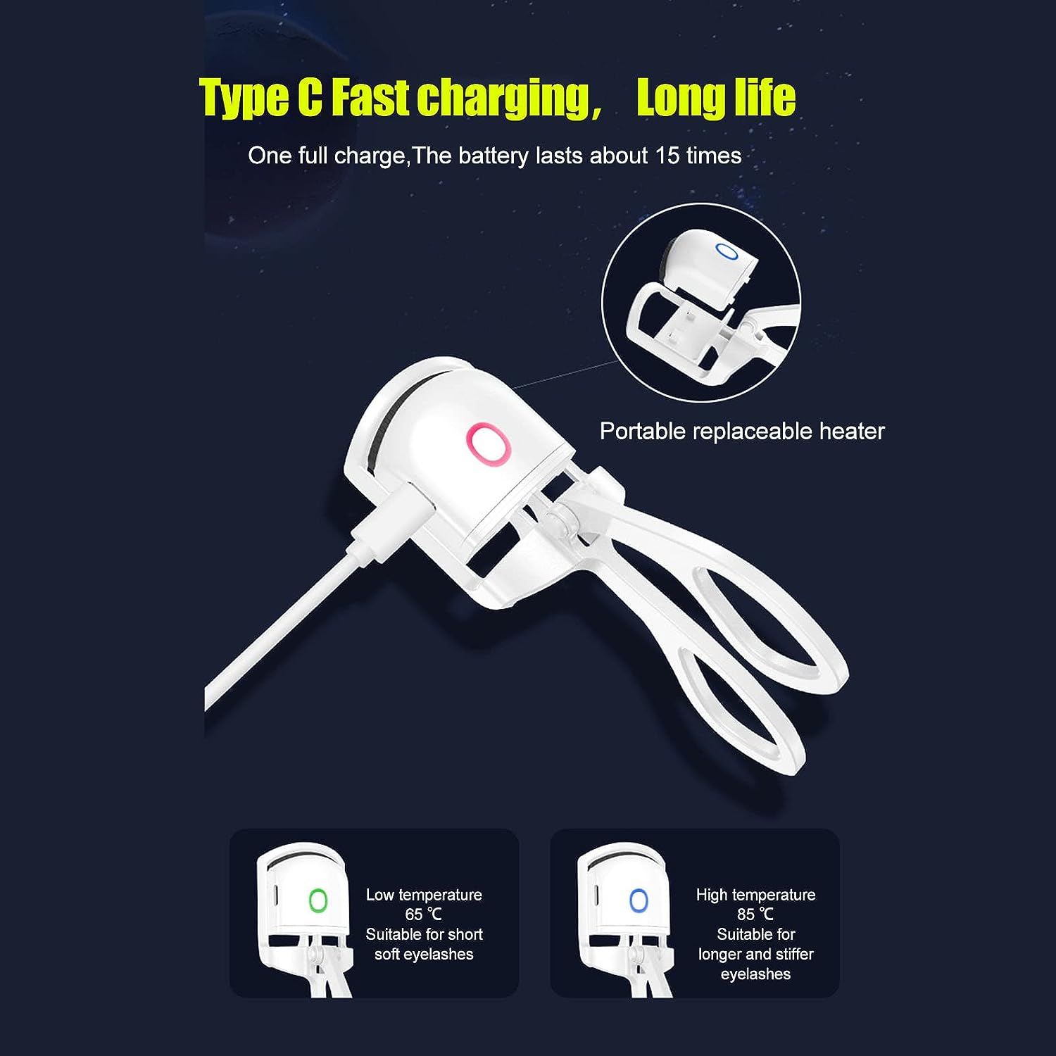 Rechargeable & Long-Lasting Lash Lift 🌟