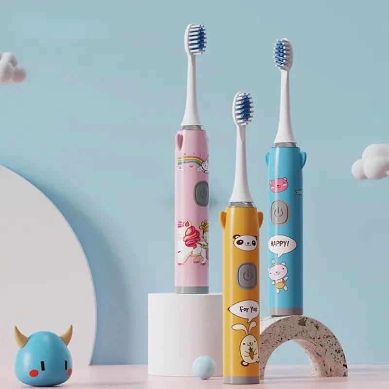🦷 Children’s Cartoon Electric Toothbrush 🐼🦄 Fun & Gentle Brushing